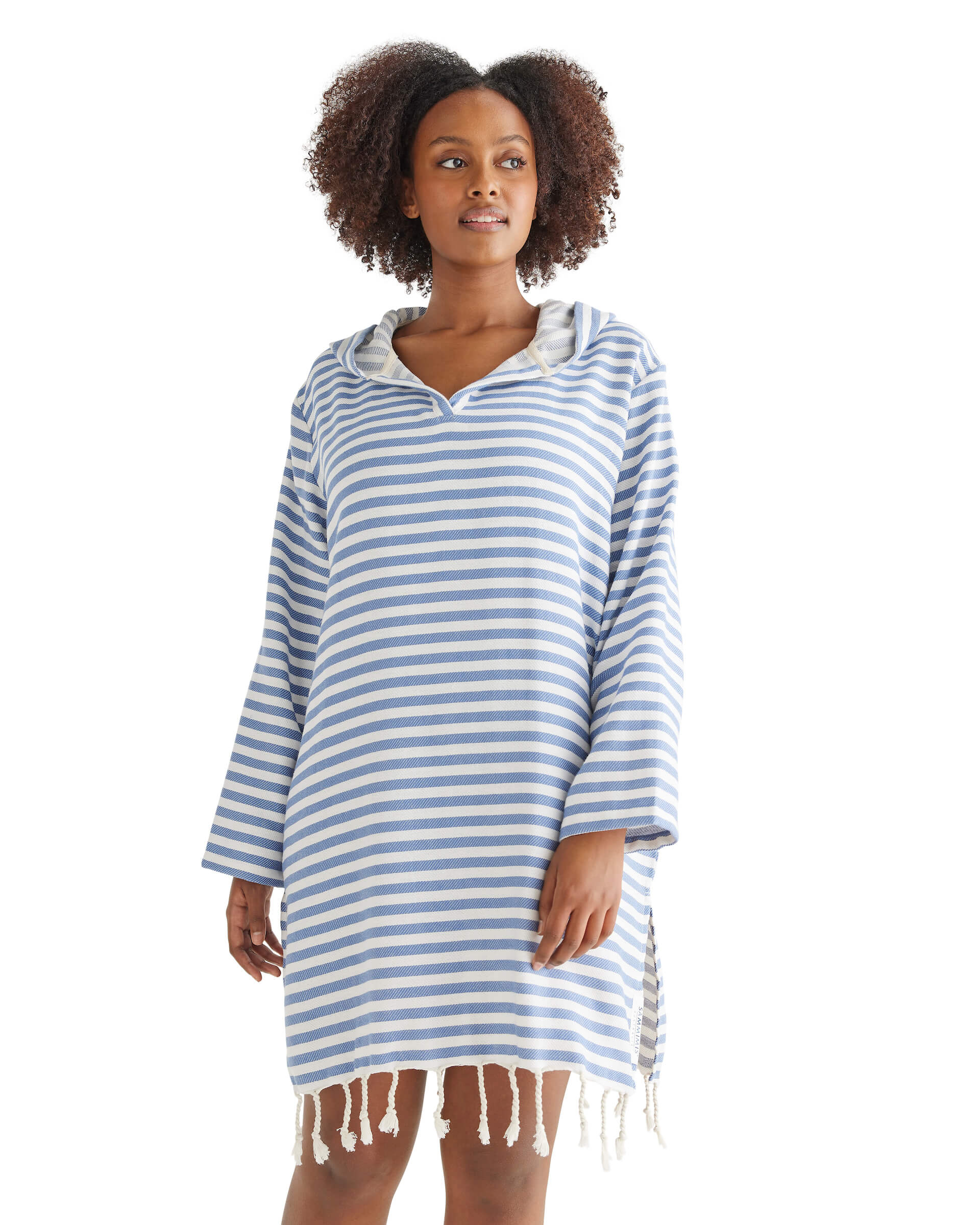 blue dress for baby girl Luxe Coral Fade Cotton Hooded Towel
