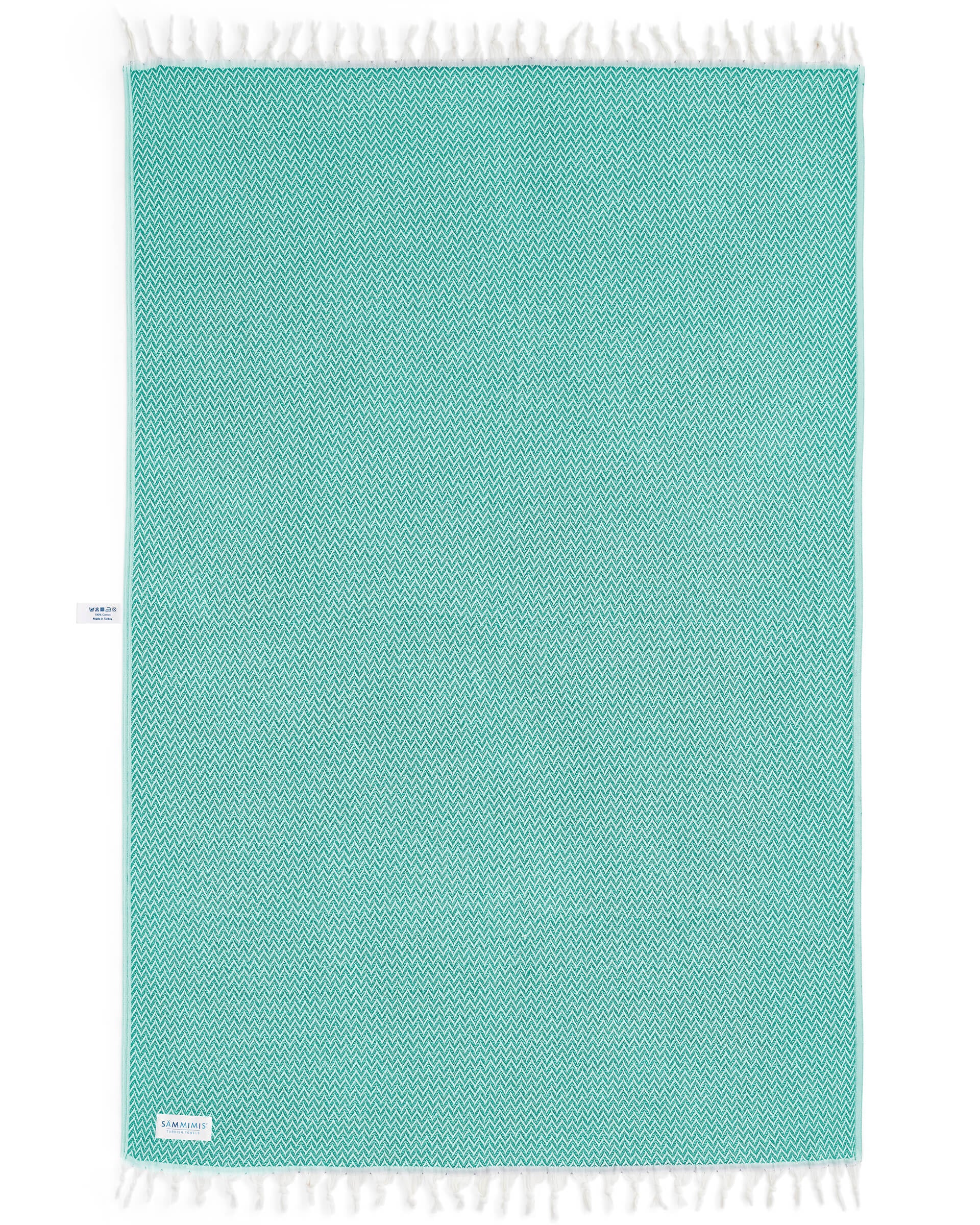 BARCELONA Throw: Teal/Natural