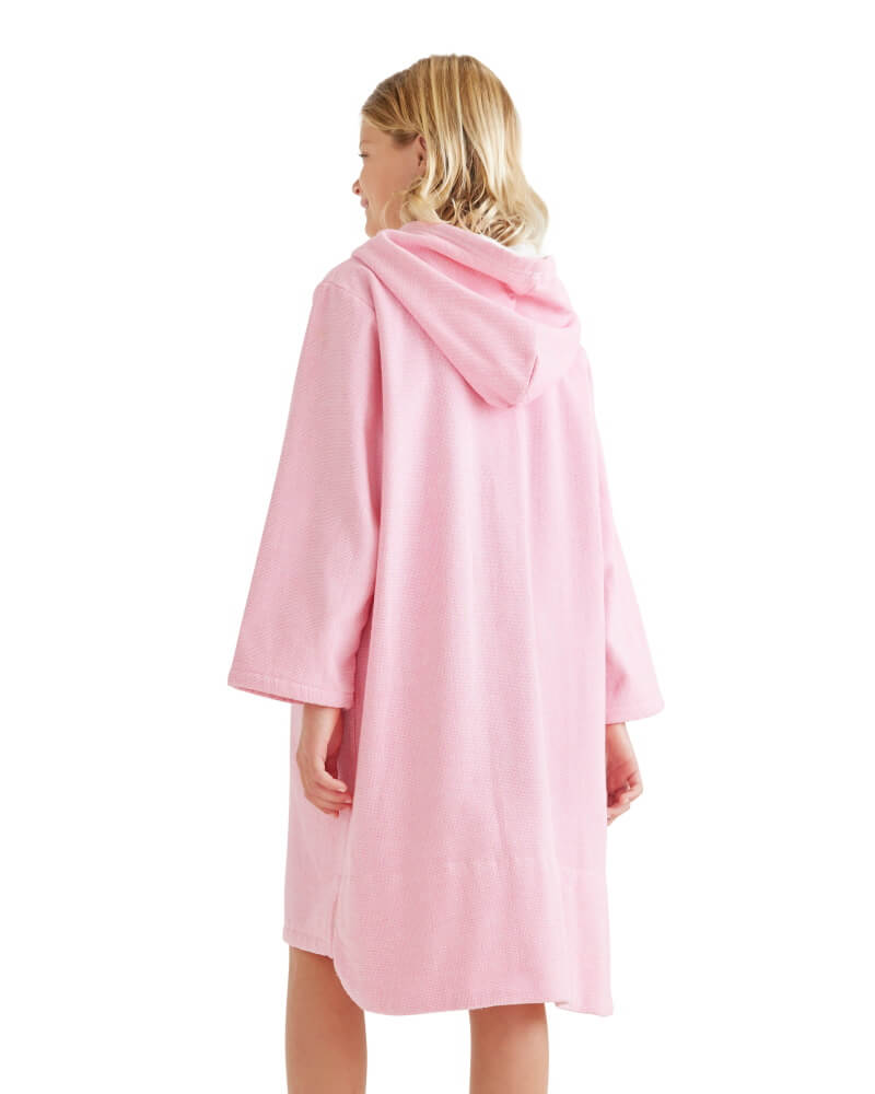 MENORCA Kids Terry Hooded Towel: Pink