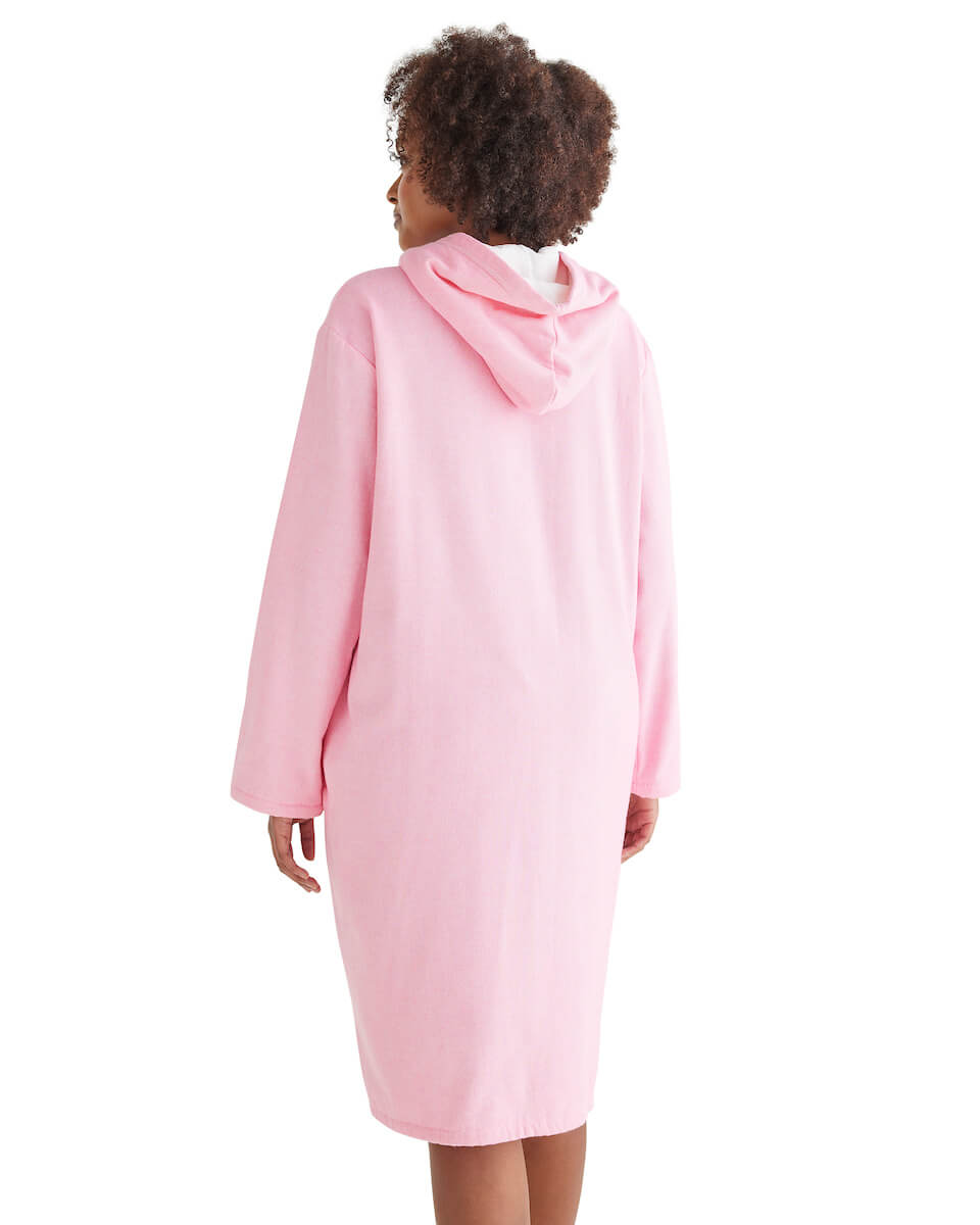 POSITANO Adult Terry Hooded Towel Plus Size: Pink