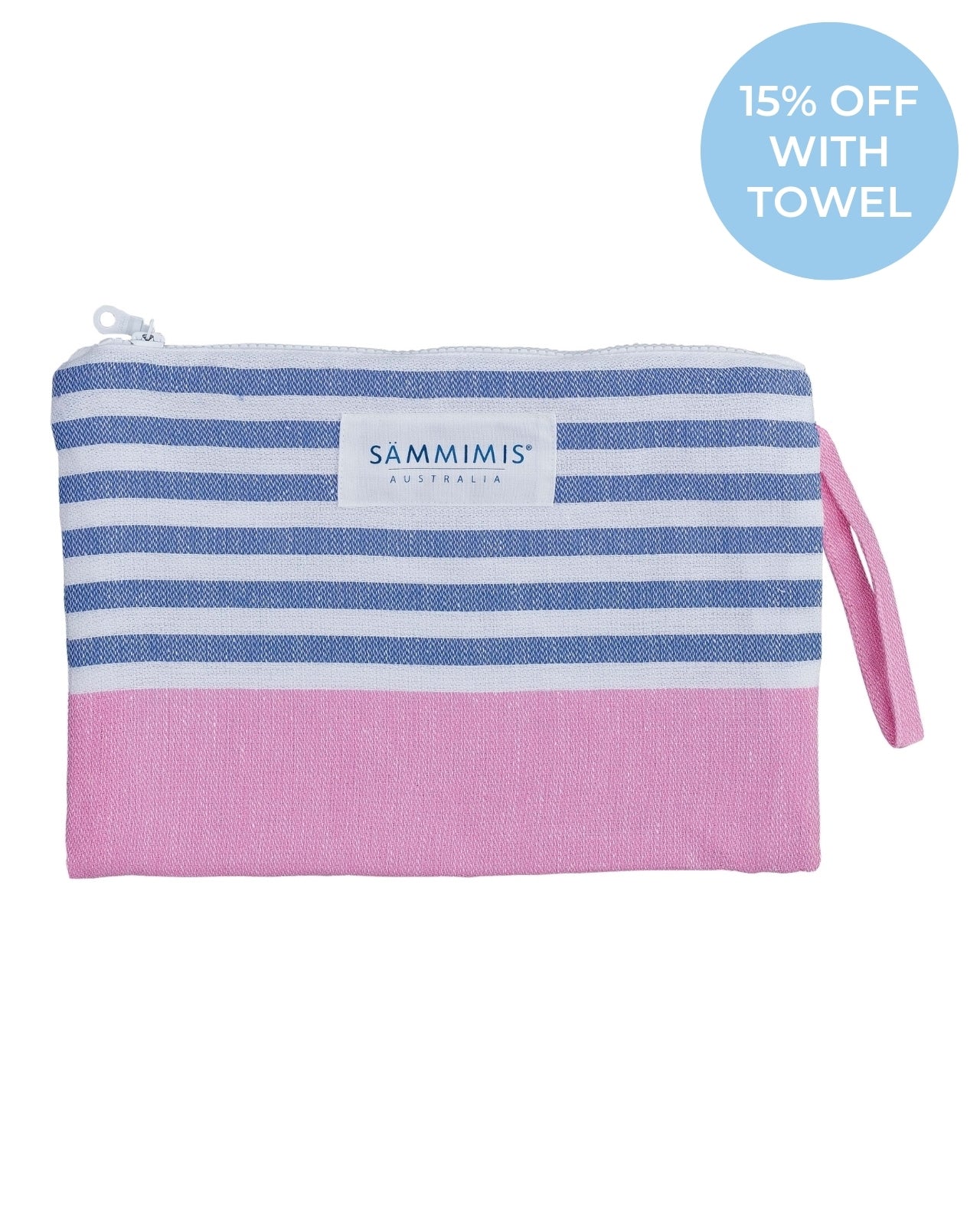 MAYO Swimsuit Wet Bag: Pink/Denim