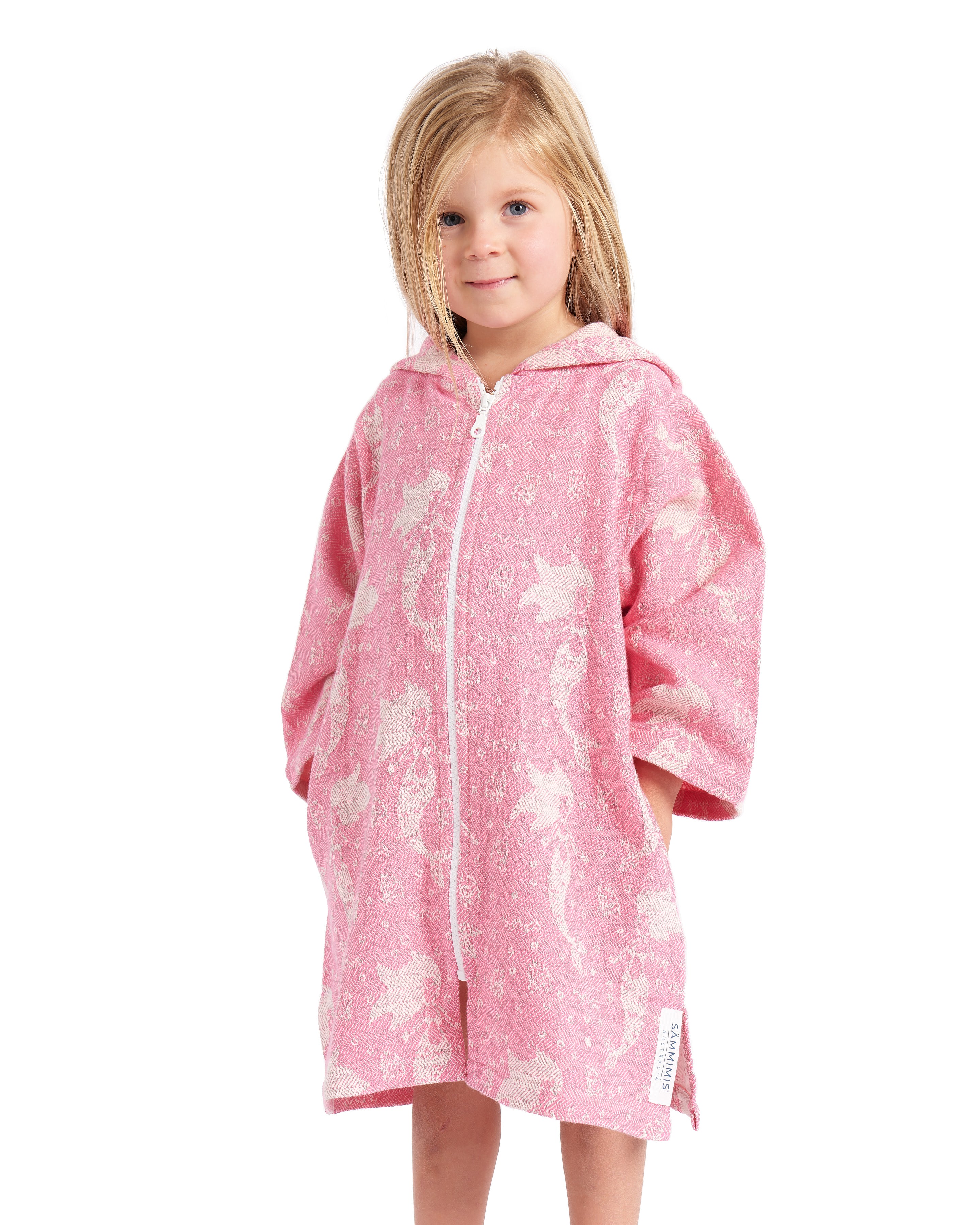 Girls Swim Cover Up Sammimis Australia La Pelosa Hooded