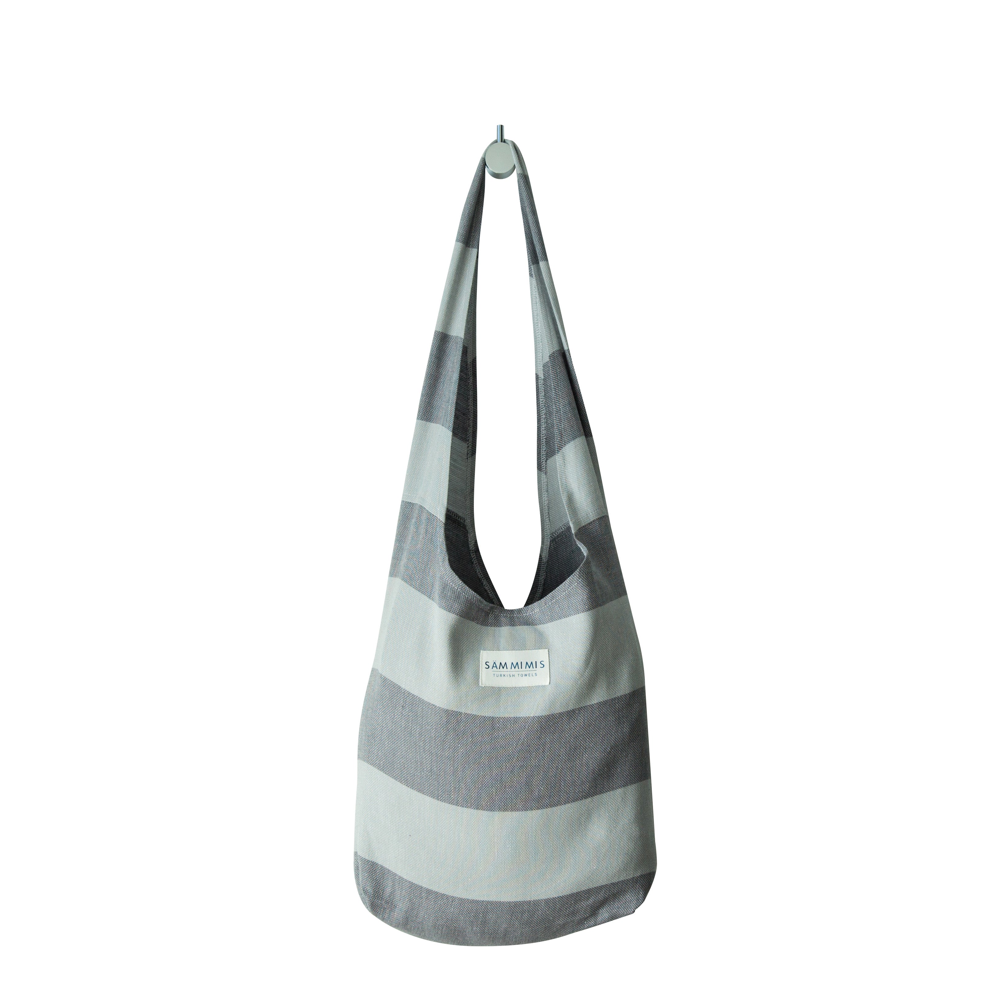 SANTORINI Bag: Charcoal/Silver Grey