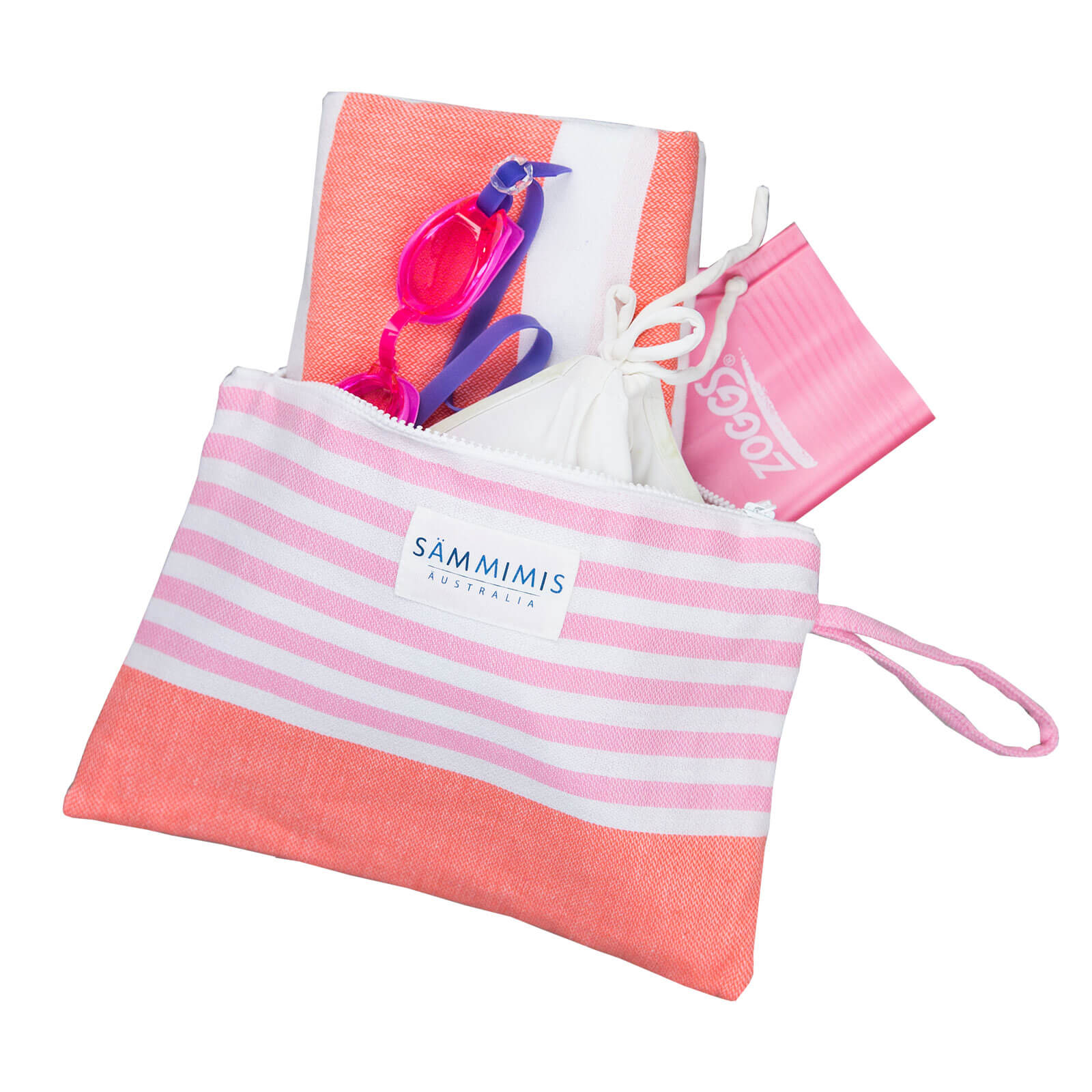 MAYO Swimsuit Wet Bag: Pink/Coral