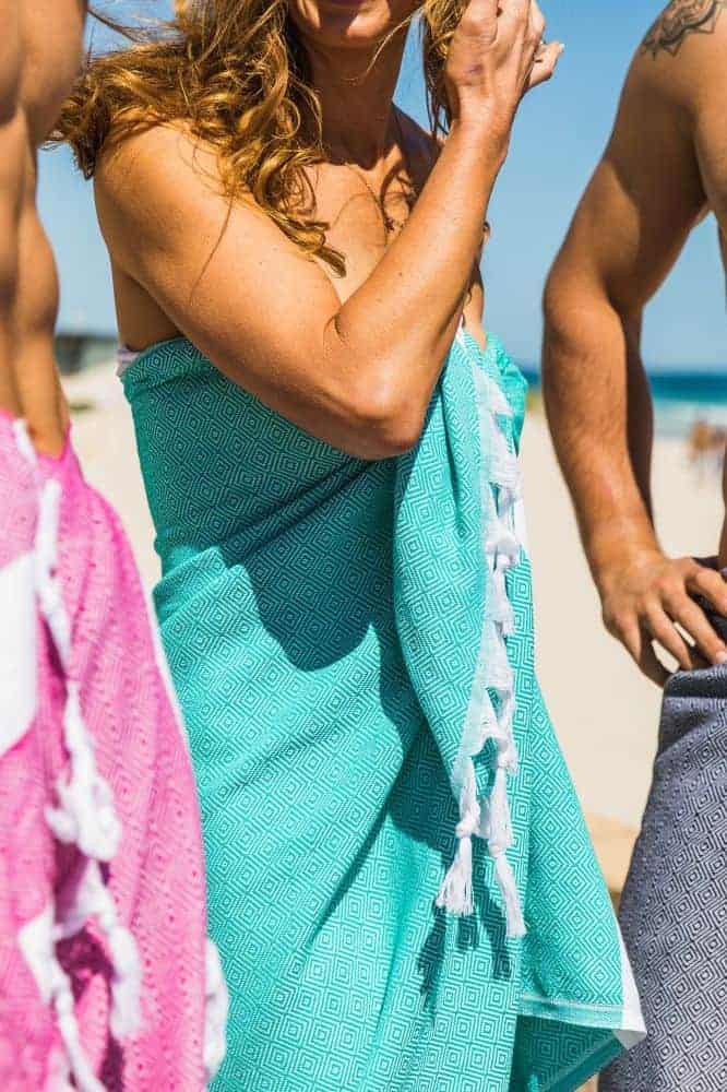 ALANYA Luxury Towel sea green