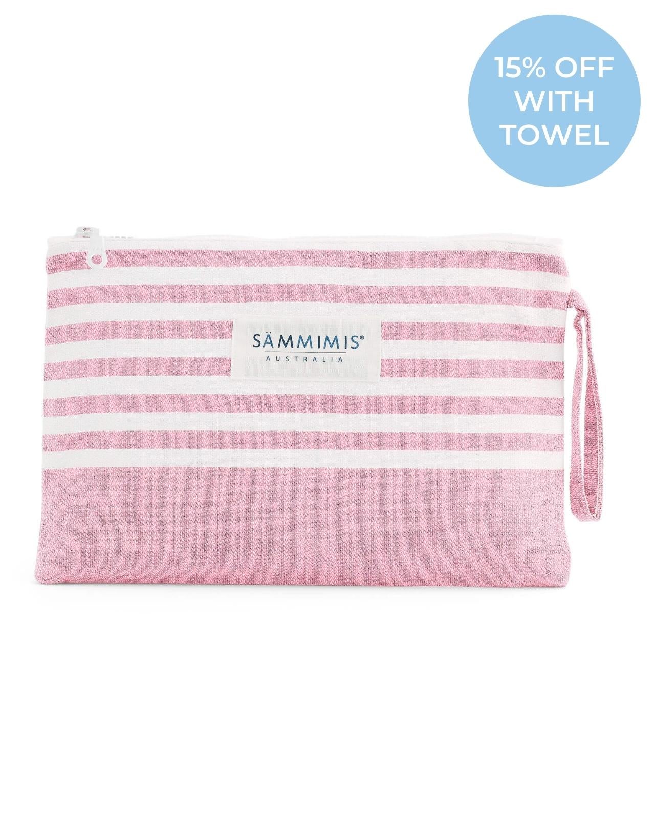 MAYO Swimsuit Wet Bag: Pink/White