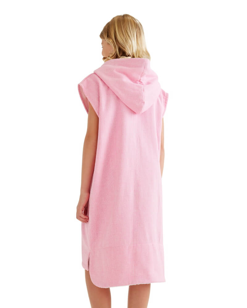 MONTEROSSO Kids Sleeveless Terry Hooded Towel: Pink
