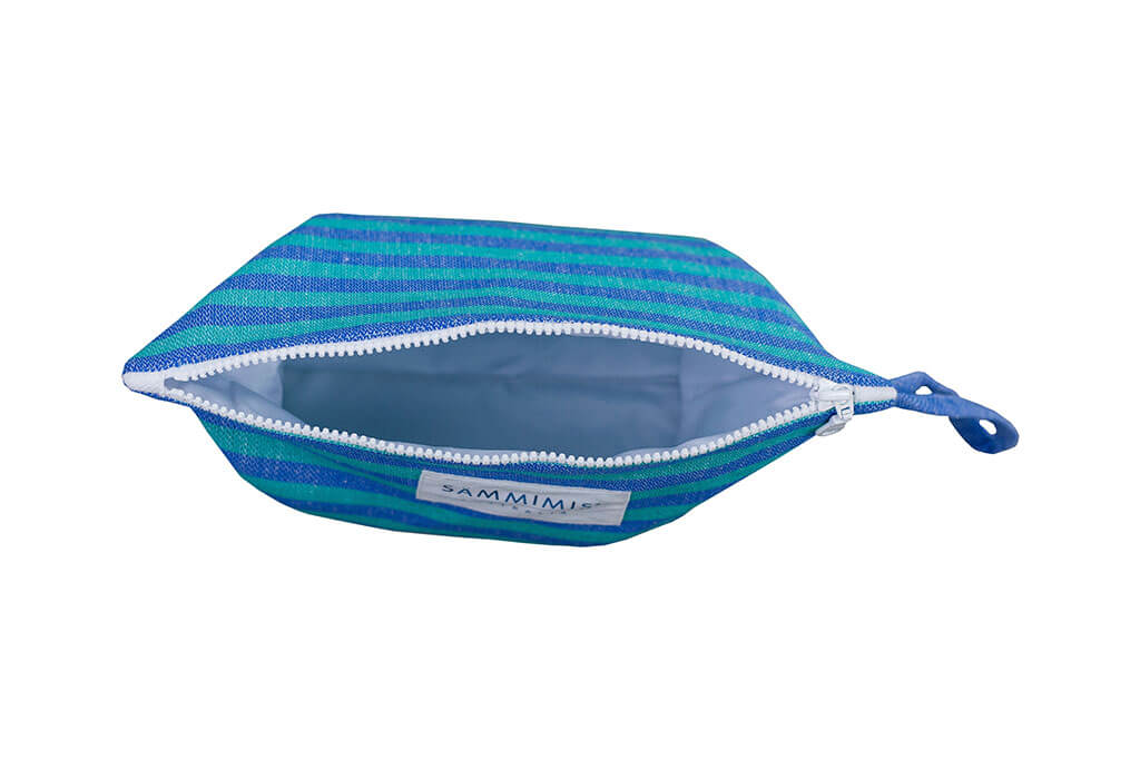 MAYO Swimsuit Wet Bag: Sea Green/Royal Blue